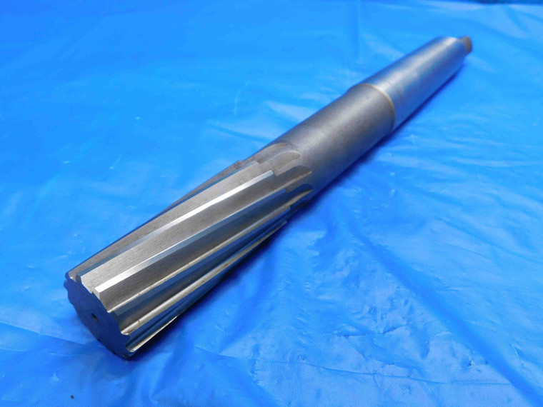 1.2505 OD HSS REAMER MT4 SHANK SPIRAL 12 FL 1.2505 1.2500 +.0005 OVERSIZE CNC - SR0404BR3