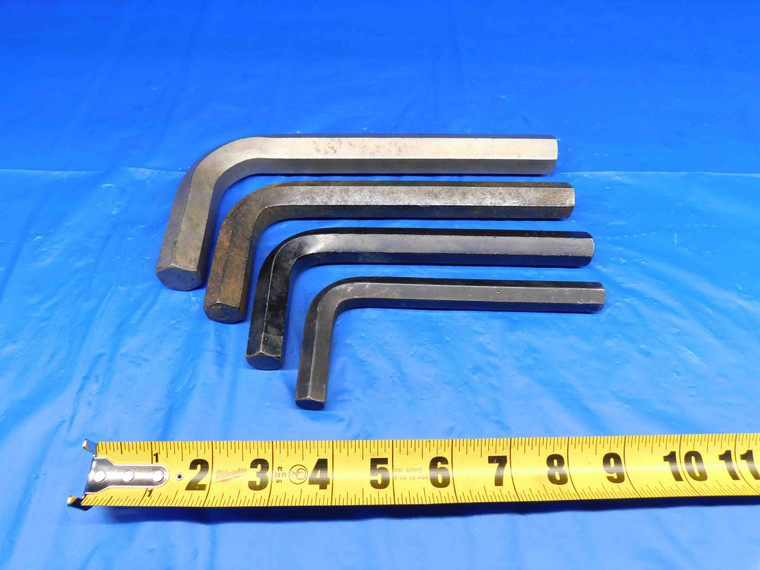 4PC SET OF LARGE METRIC ALLEN WRENCHES SIZES INCLUDE 14, 17, 19 AND 22mm - BR3783LVR