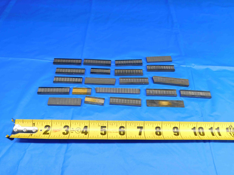22PC CARBIDE LATHE CUTOFF PARTING & GROOVING BLADES 1/2" HEIGHT X 1mm-1/4 THICK - BR3795BR3