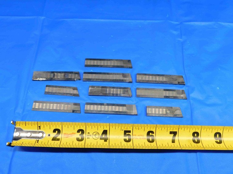 10PCS HSS SHARPENED LATHE CUTOFF PARTING GROOVING BLADES 1/2" HEIGHT 1-4mm THICK - BR3805BR3