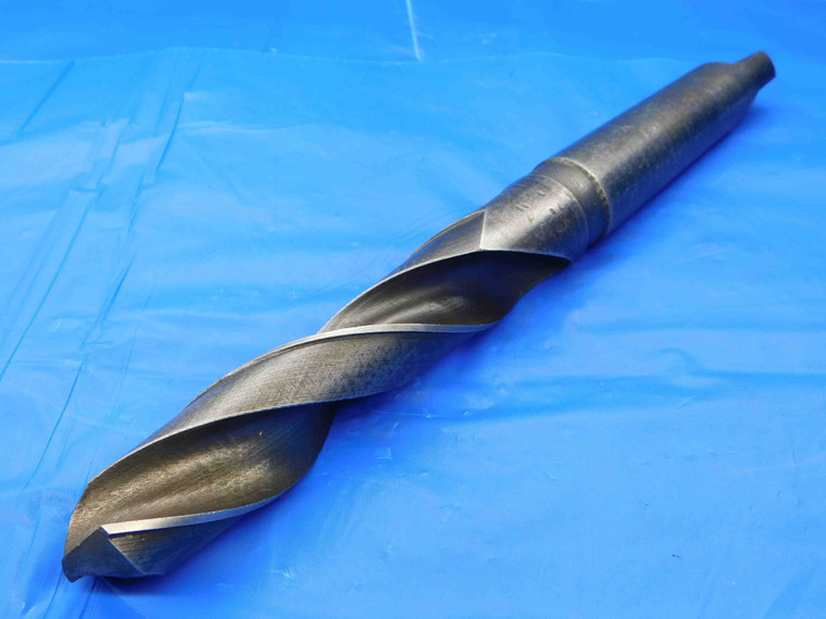 1 7/32 O.D. HSS TWIST DRILL BIT MORSE TAPER #4 SHANK 5 3/4 LOC 1.2187 MT4 - CB2622AY3