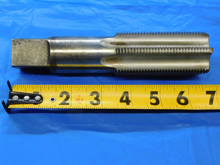 GREENFIELD 1 5/8 10 G5 HSS BOTTOMING TAP 6 STRAIGHT FL 1.625 THREADING MACHINING - JC2231AF4