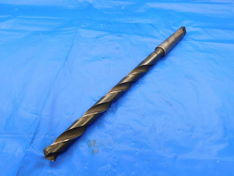 SHEFFIELD 39/64 O.D. HSS TWIST DRILL BIT MORSE TAPER #2 SHANK .6093 MT2 USA - CB2684AY3