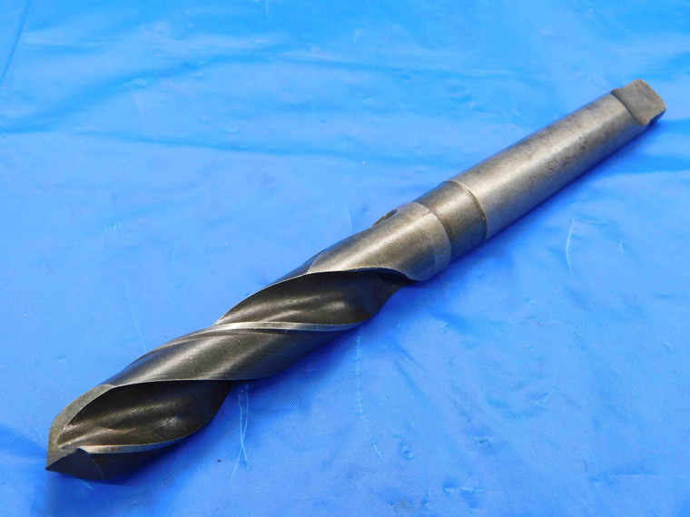 NATIONAL 47/64 O.D. HSS TWIST DRILL BIT MORSE TAPER #2 SHANK .7343 MT2 USA MADE - CB2703LVR