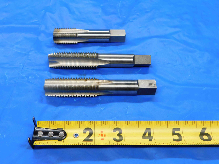 3 PCS CLEVELAND 3/4 10 NC HSS PLUG & BOTTOMING TAP 3 & 4 STRAIGHT FLUTE .75 - CB2720AY3