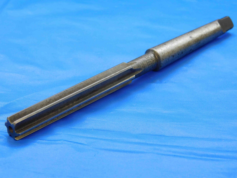 NATIONAL 0.4362 OD HSS REAMER MT1 SHANK 6 FL .4362 .4375 UNDERSIZE 11 mm USA - JC1000AK3