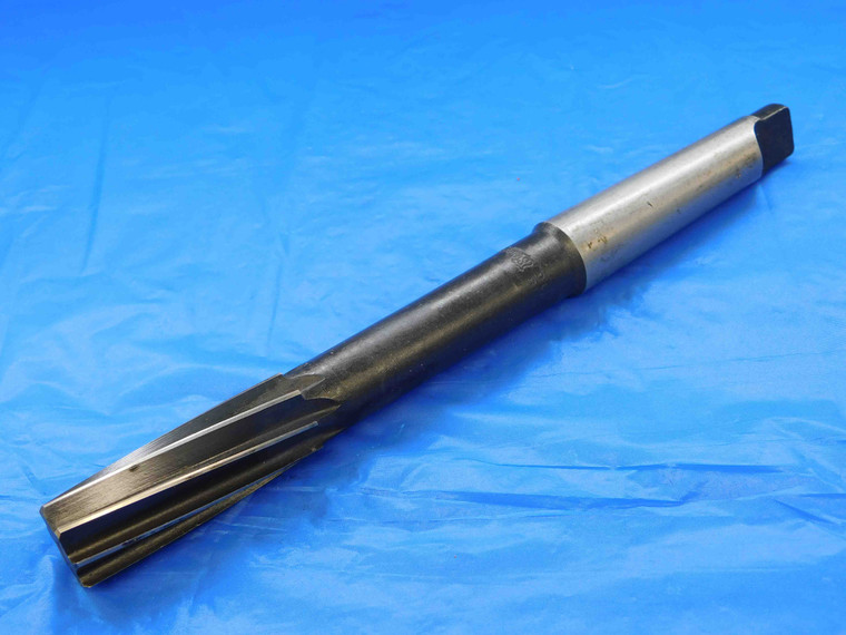 STANDARD TOOL CO. 15/16 O.D. HSS REAMER MORSE TAPER #3 SHANK SPIRAL 8 FLUTE MT3 - JC2408AY3