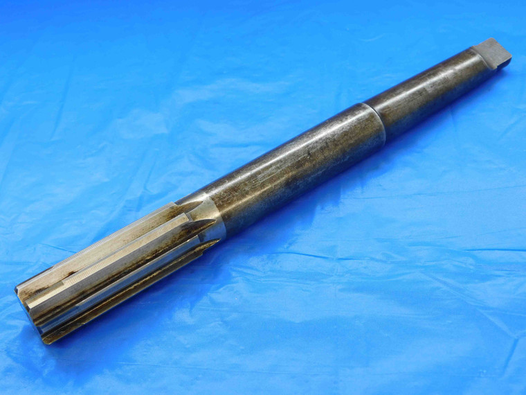 NATIONAL 1 1/8 OD HSS CARBIDE TIPPED REAMER MT3 SHANK 8 FL 1.1250 ONSIZE CNC - JC2436AR3