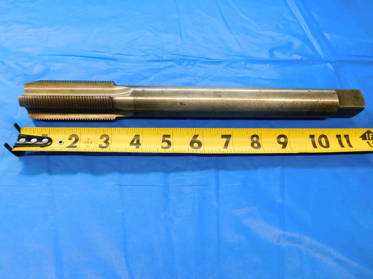 1 3/8 12 HS PLUG TAP 4 STRAIGHT FLUTE 1.375 THREADING MILLING MACHINING CNC - JC2444AF4