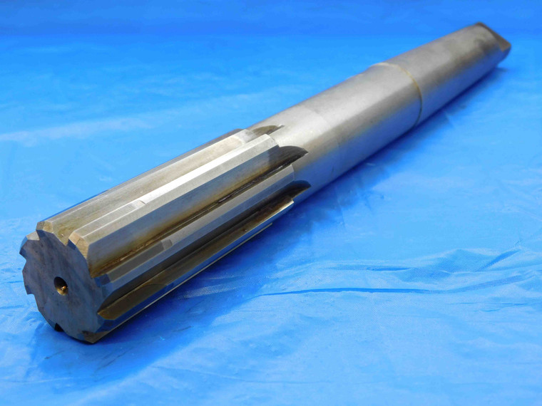 CLEVELAND 1 5/16 OD CARBIDE TIPPED REAMER MT4 SHANK 8 FL 1.3125 ONSIZE 268587 - JC2490AF4