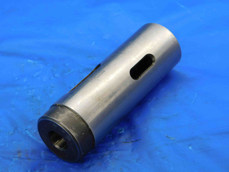 MT#1 INSIDE TO 1 1/4 OUTSIDE DIA. MORSE TAPER ADAPTER SLEEVE 3 3/4 OAL MT1 1.25 - CB2968BH3