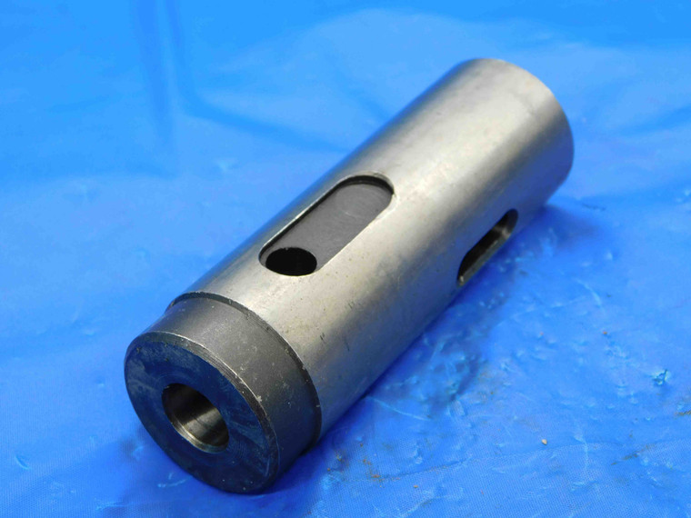 MT#1 INSIDE TO 1 1/4 OUTSIDE DIA. MORSE TAPER ADAPTER SLEEVE 3 3/4 OAL MT1 1.25 - CB2969BH3