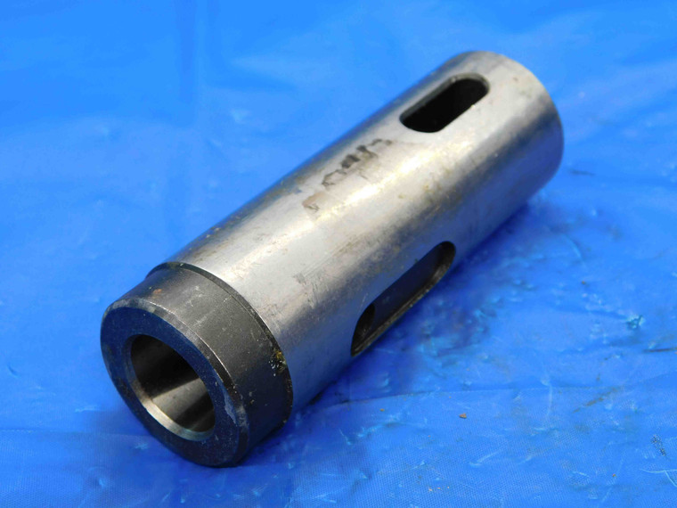 MT#2 INSIDE TO 1 1/4 OUTSIDE DIA. MORSE TAPER ADAPTER SLEEVE 3 3/4 OAL MT2 1.25 - CB2970BH3