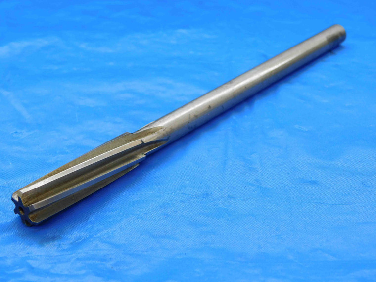 0.47 OD HSS REAMER SPIRAL 6 FL .47 .4700 15/32 .4688 +.0012 OVERSIZE 12 mm CNC - JC2502AY3