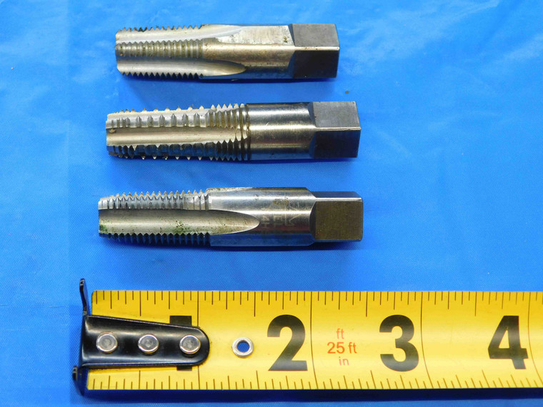 GREENFIELD 1/4 18 G HS PIPE TAP 4 TO 5 STRAIGHT (2pcs) & INTERRUPTED (1pc) FL - JC2537AY3