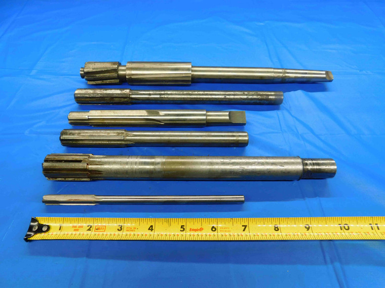 LOT OF HSS COUNTERBORES & REAMERS VARIOUS SIZES UP TO 1 1/8" WITH REDUCED SHANKS - BT2974AE4