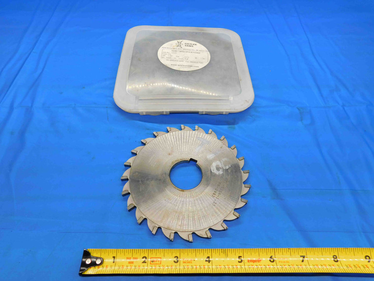 GAYLEE SAWS 5" O.D. X 3/16 WIDTH X 1 1/4 PILOT SIDE MILLING CUTTER 78329 24 T - BT3068BJ3