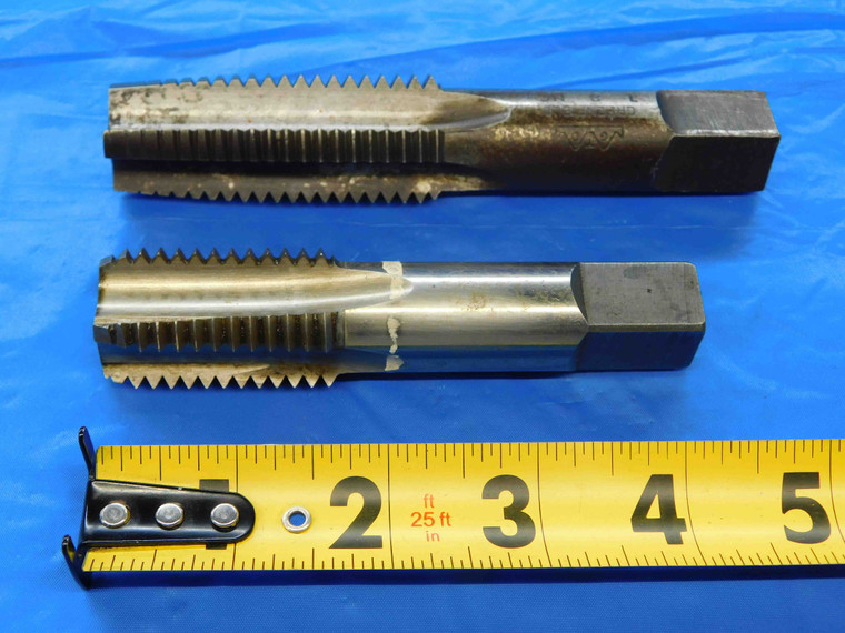 2pcs GREENFIELD / UNKNOWN 1" 8 NS HS TAPER & BOTTOMING TAP 4 STRAIGHT FLUTE 1.0 - JC2576AY3