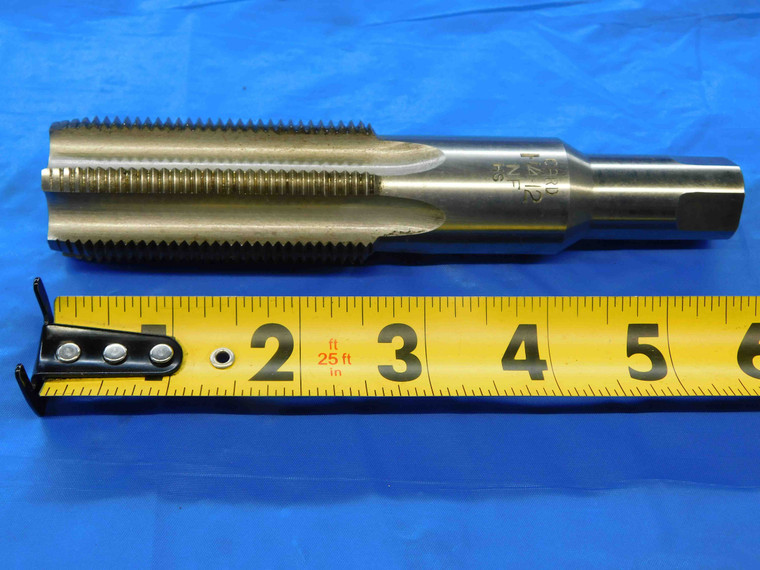 CARD 1 1/4 12 NF HS PLUG TAP 6 STRAIGHT FLUTE 1.25 MACHINING THREADING MILLING - JC2567AY3