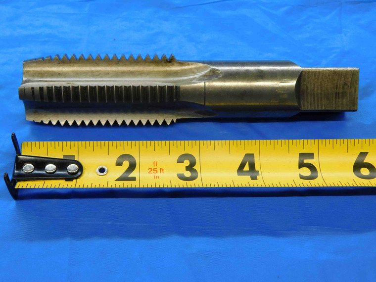 WINTER 1 1/4 7 NC HS PLUG TAP 4 STRAIGHT FLUTE 1.25 MACHINING THREADING MILLING - JC2569AY3