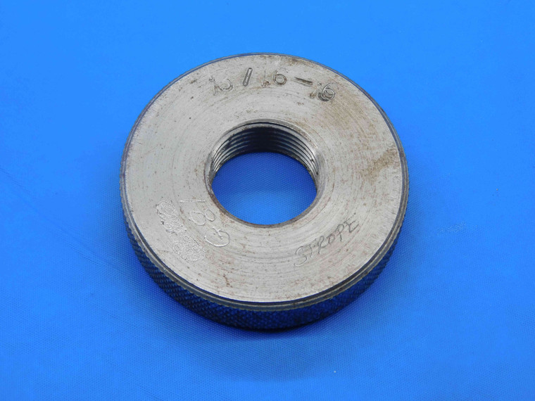 SHOP MADE 13/16 16 SOLID THREAD RING GAGE .8125 13/16"-16 INSPECTION CHECK - DW27020AJ4