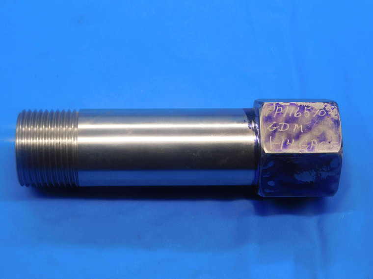 SHOP MADE 1" 14 THREAD PLUG GAGE 1.0 1.00 1.000 1.0000 1"-14 INSPECTION CHECK - DW27082AJ4