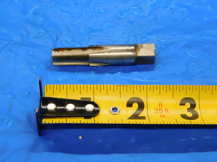 AMERICAN 3/8 28 HSS PLUG TAP 4 STRAIGHT FLUTE .375 MACHINIST TOOLING USA MADE - CB3158BY2