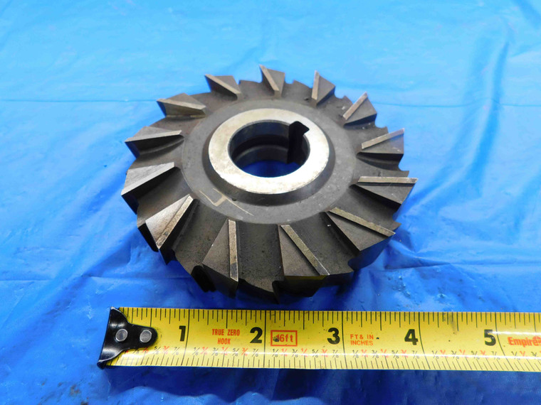 4 1/2 O.D. X 1" WIDTH X 1 1/4 PILOT STAGGERED TOOTH SIDE MILLING CUTTER 13 T HSS - BT3143BY2