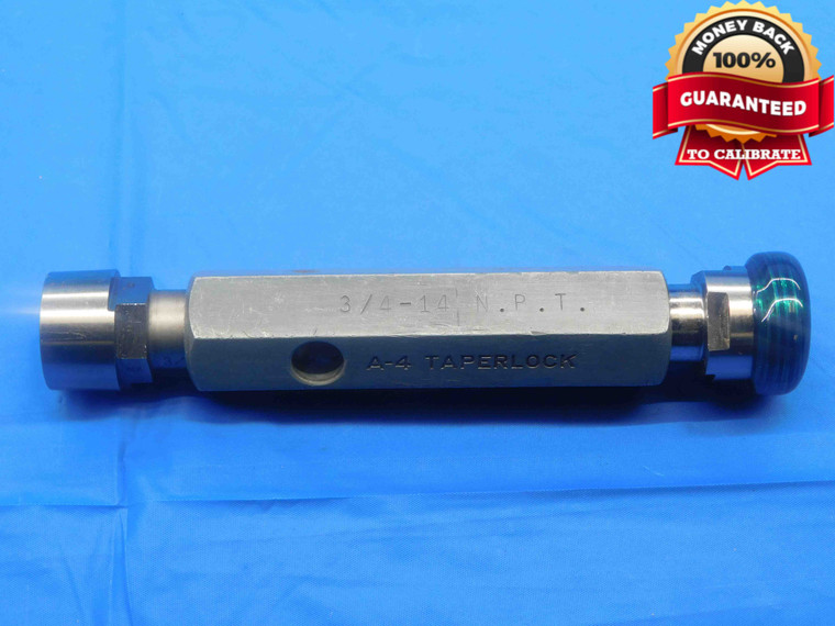 3/4 14 NPT L3 & 6 STEP PIPE THREAD PLUG GAGE .75 .750 .7500 N.P.T. NATIONAL ANPT - DW27138AP4