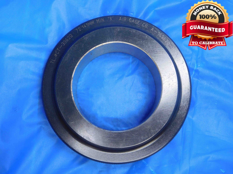 72.141 CLASS X MASTER PLAIN BORE RING GAGE 72.000 +.141 OVERSIZE 72 mm 2.8402 - AJ0261AR4