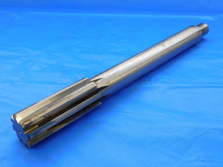 HANNIBAL 1 1/4 O.D. HSS CARBIDE TIPPED CHUCKING REAMER 8 FLUTE 1.2500 ONSIZE - JC2651AY3