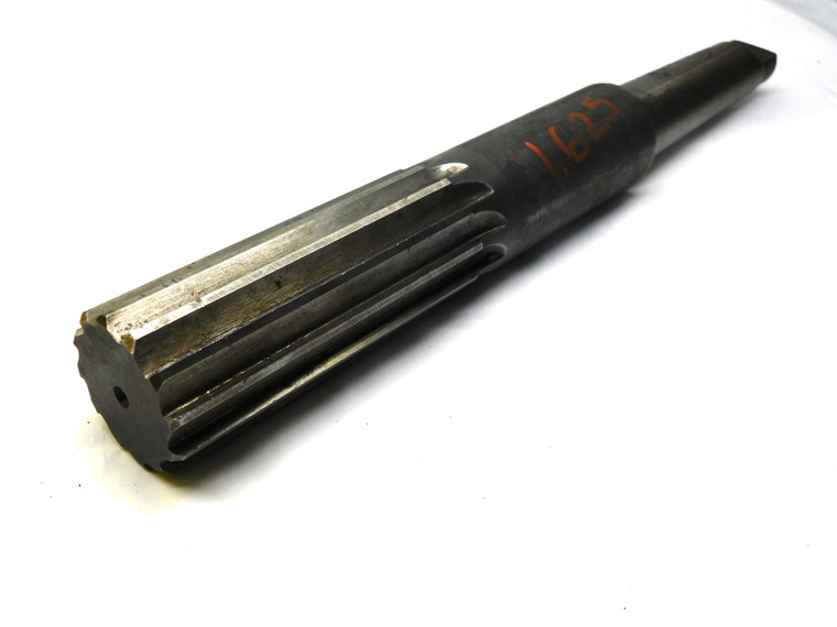 1 5/8 O.D. HSS REAMER MORSE TAPER #4 SHANK 12 FLUTE MT4 1.6250 ONSIZE MILLING - BT3170BJ3