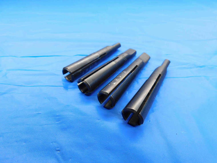 LOT OF 4 COLLIS SPLIT SLEEVE DRIVER FOR 5/16" HAND TAP MORSE TAPER #1 .3125 MT1 - BT3244AB3