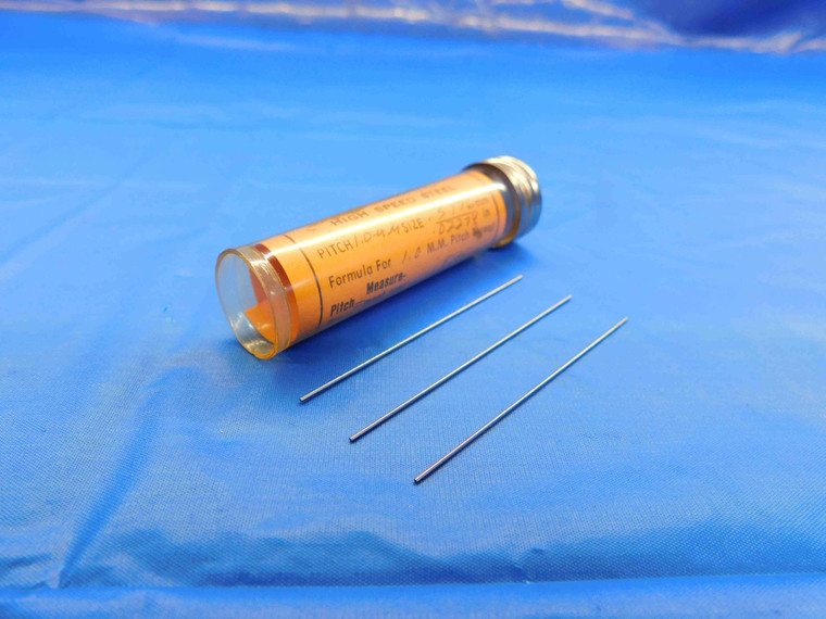 3PC SET VAN KEUREN THREAD MEASURING WIRES FOR CALIBRATION 1MM PITCH 1.0 - BT3266AL4