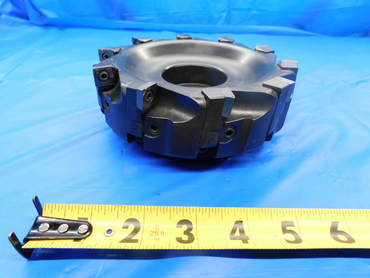 VALENITE 6" O.D. FACE MILL MM-060-10R150F 1 1/2 PILOT HOLDS 10 INSERTS 6.0 USA - CB3262BJ3