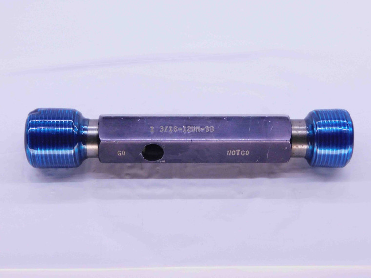 1 3/16 12 UN 3B THREAD PLUG GAGE 1.1875 GO NO GO P.D.'S = 1.1334 & 1.1390 CHECK - DW27306RD