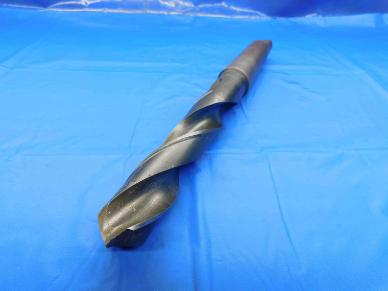 UNION TWIST DRILL CO. 1 7/64 O.D. HSS DRILL BIT MORSE TAPER #4 SHANK 1.1093 MT4 - BT3369AQ4