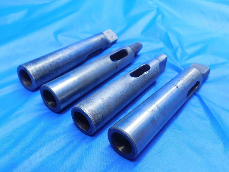 4pcs MT#1 INSIDE TO MT#2 OUTSIDE MORSE TAPER ADAPTER REDUCER SLEEVE MT1 MT2 - AJ0392AB3