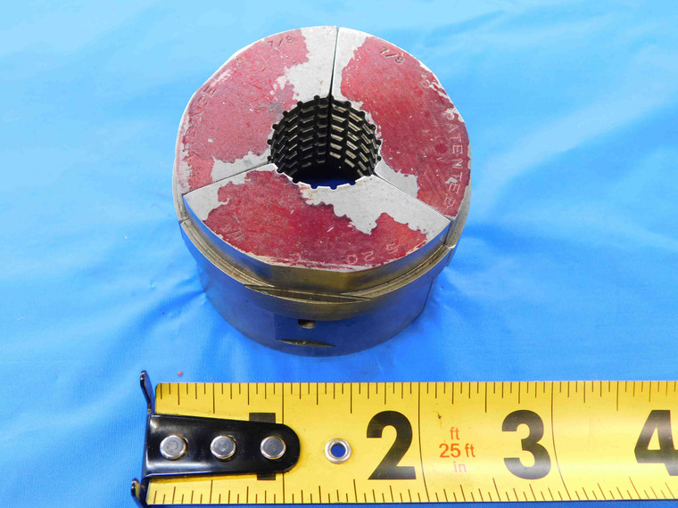 3pc SET HARDINGE S20 COLLET PADS ROUND SERRATED 1 7/8 1.875 USA MADE - JC2706BH3