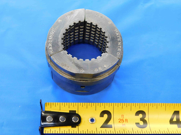 3pc SET HARDINGE S20 COLLET PADS ROUND SERRATED 1 5/16 1.3125 USA MADE - JC2702BH3