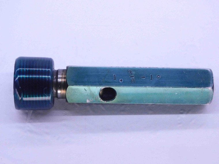 1 3/8 12 NF THREAD PLUG GAGE 1.375 1.3750 GO ONLY P.D. = 1.3209 UNF 2B OR 3B - DW27353RD