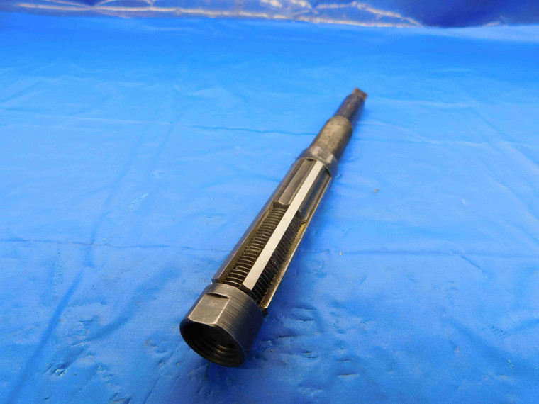 CLEVELAND TWIST DRILL CO. 27/32 OD HSS ADJUSTABLE EXPANSION REAMER 6 FL .8437 - BT3519AL4