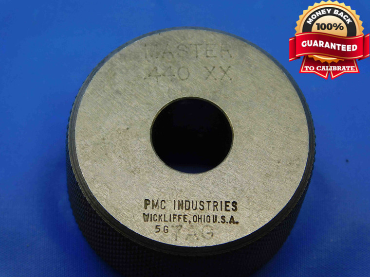 .4400 CLASS XX MASTER PLAIN BORE RING GAGE .4375 +.0025 OVERSIZE 7/16 11 mm .440 - JC2790AC4