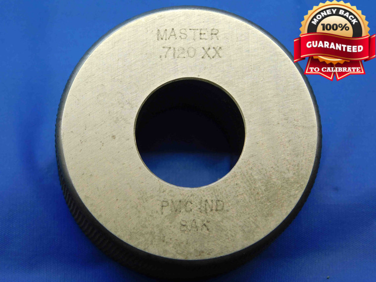 .7120 CL XX MASTER PLAIN BORE RING GAGE .7188 -.0068 UNDERSIZE 23/32 18 mm .712 - JC2796AC4