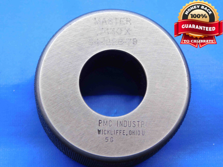 .7430 CLASS X MASTER PLAIN BORE RING GAGE .7500 -.0070 UNDERSIZE 3/4 19 mm .743 - JC2798AC4