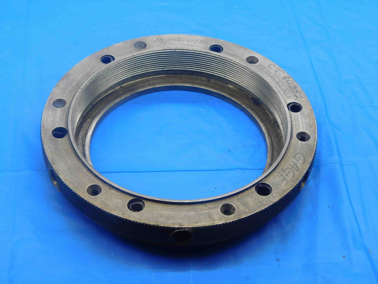 SHOP MADE 4 3/4 16 UN 3A THREAD RING GAGE 4.75 4.750 4 3/4"-16 INSPECTION CHECK - DW27415AM4