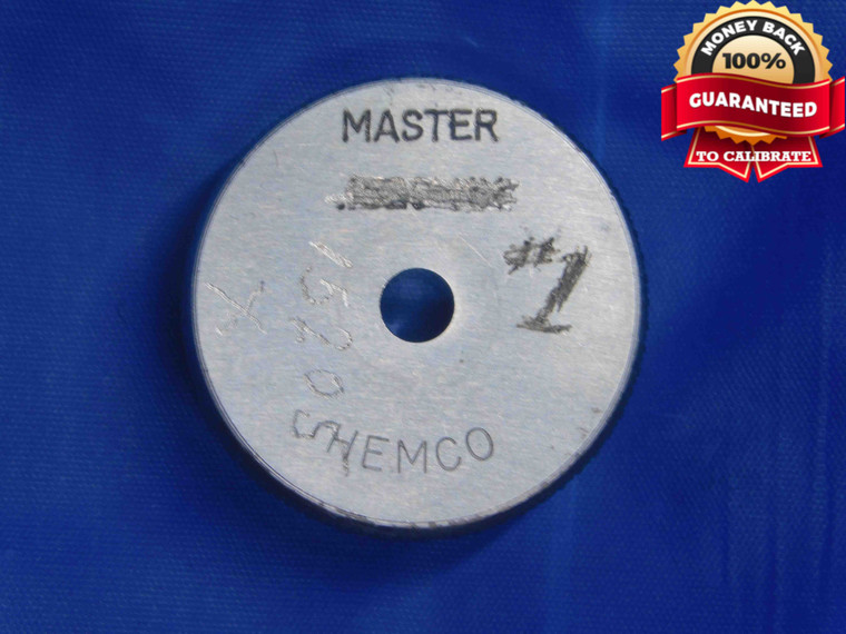 .1520 CLASS X MASTER PLAIN BORE RING GAGE .1563 -.0043 UNDERSIZE 5/32 4 mm .152 - AJ0524AC4