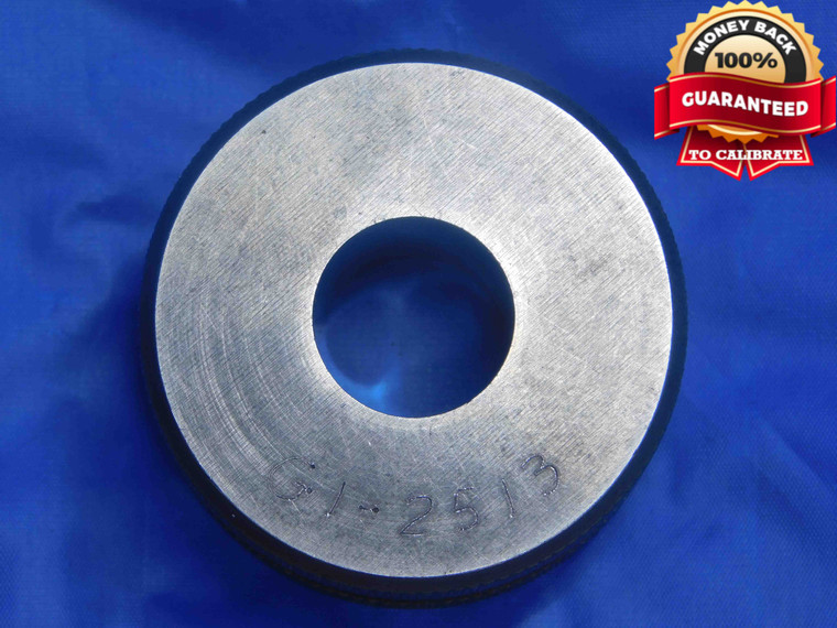 .6348 MASTER PLAIN BORE RING GAGE .6250 +.0098 OVERSIZE 5/8 16 mm INSPECTION - AJ0537AC4