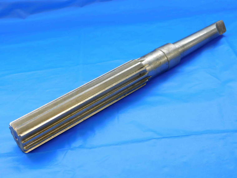 STANDARD TOOL CO. 1 3/8 OD HSS REAMER MT3 SHANK 12 FL 1.3750 ONSIZE 35 mm CNC - JC2868BJ3