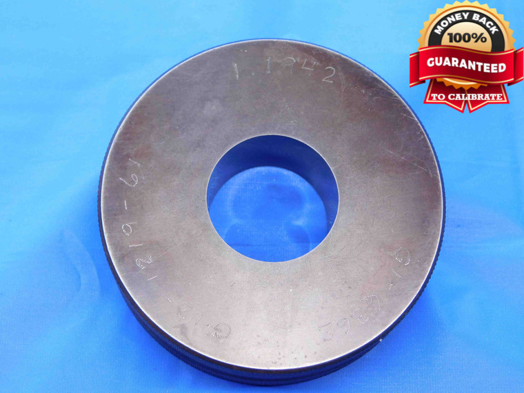 1.1942 MASTER PLAIN BORE RING GAGE 1.1875 +.0067 OVERSIZE 1 3/16 30.333 mm CHECK - JC2911AC4